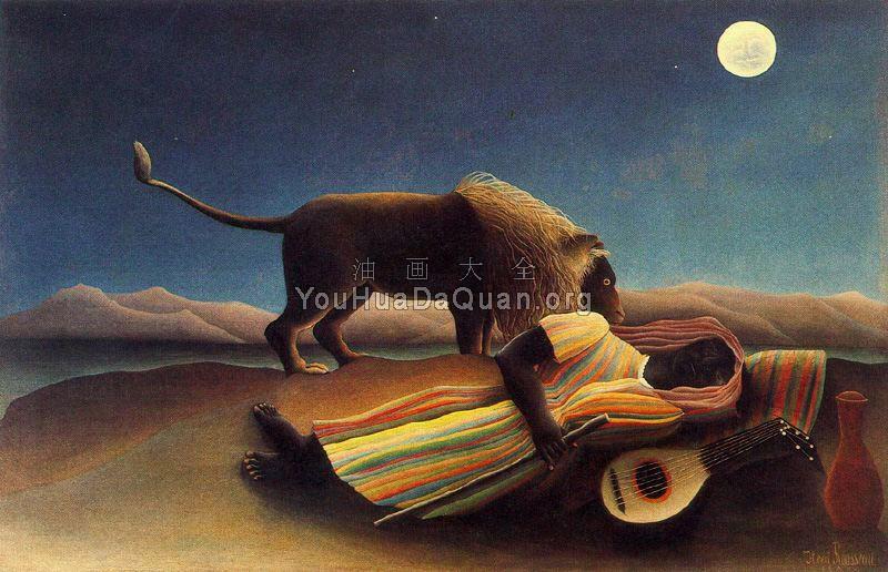 The Sleeping Gypsy - 亨利·卢梭